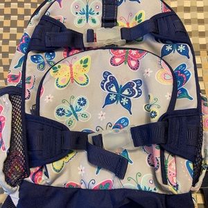 Like new. Pottery Barn kids backpack. Girls butterfly print. Adorable!